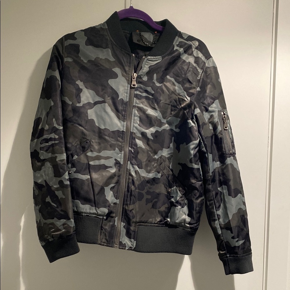 Camouflage Bomber Jacket